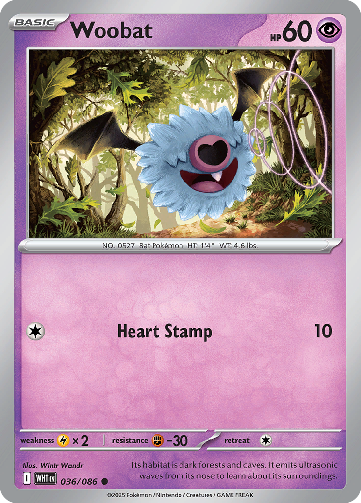 Woobat (Reverse Holo)