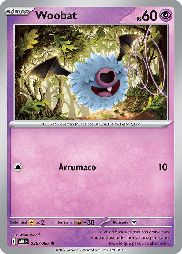 Woobat (Reverse Holo)