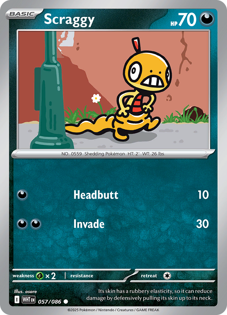 Scraggy (Reverse Holo)