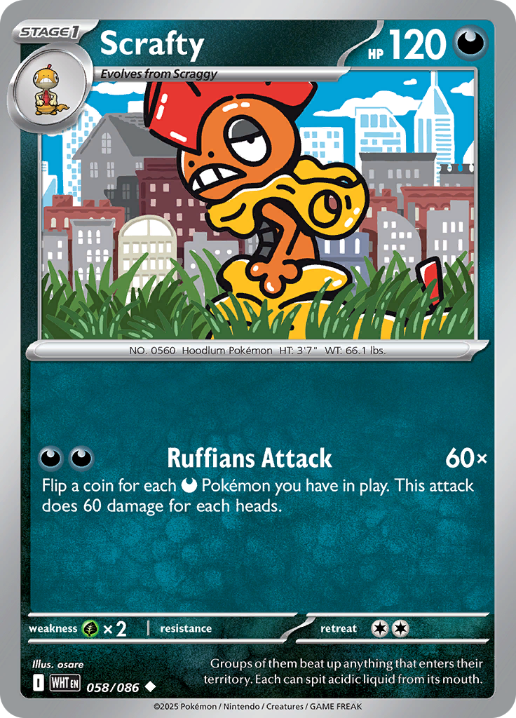 Scrafty (Master Ball)