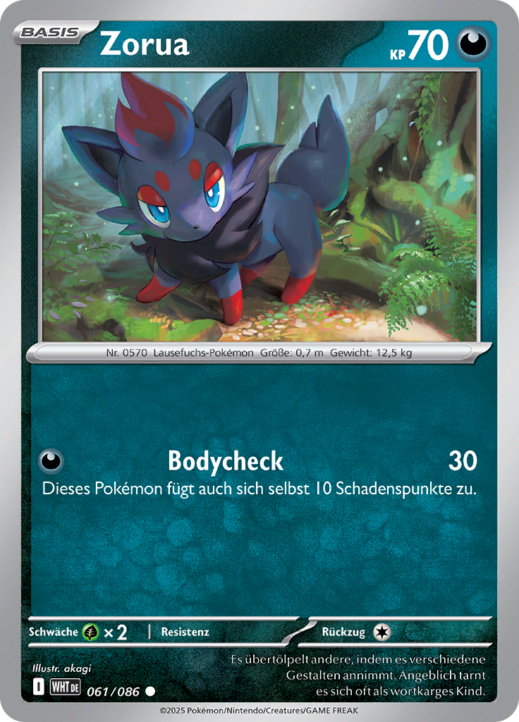 Zorua (Reverse Holo)