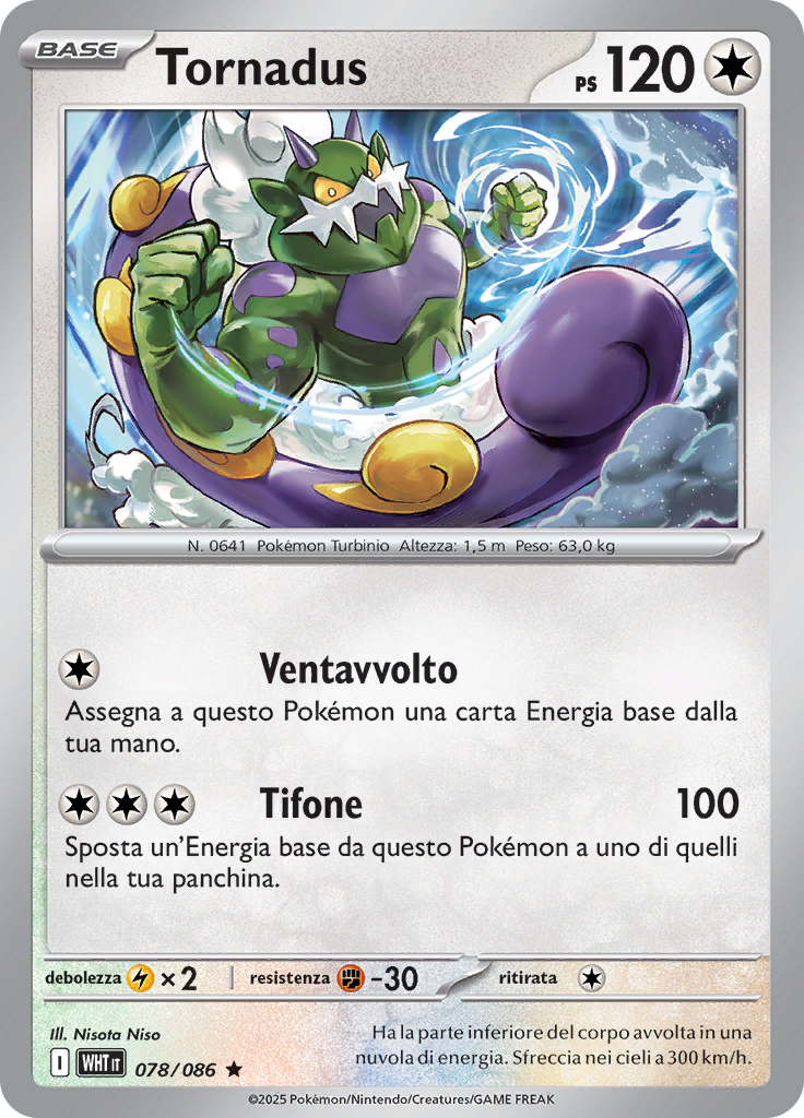 Tornadus (Reverse Holo)