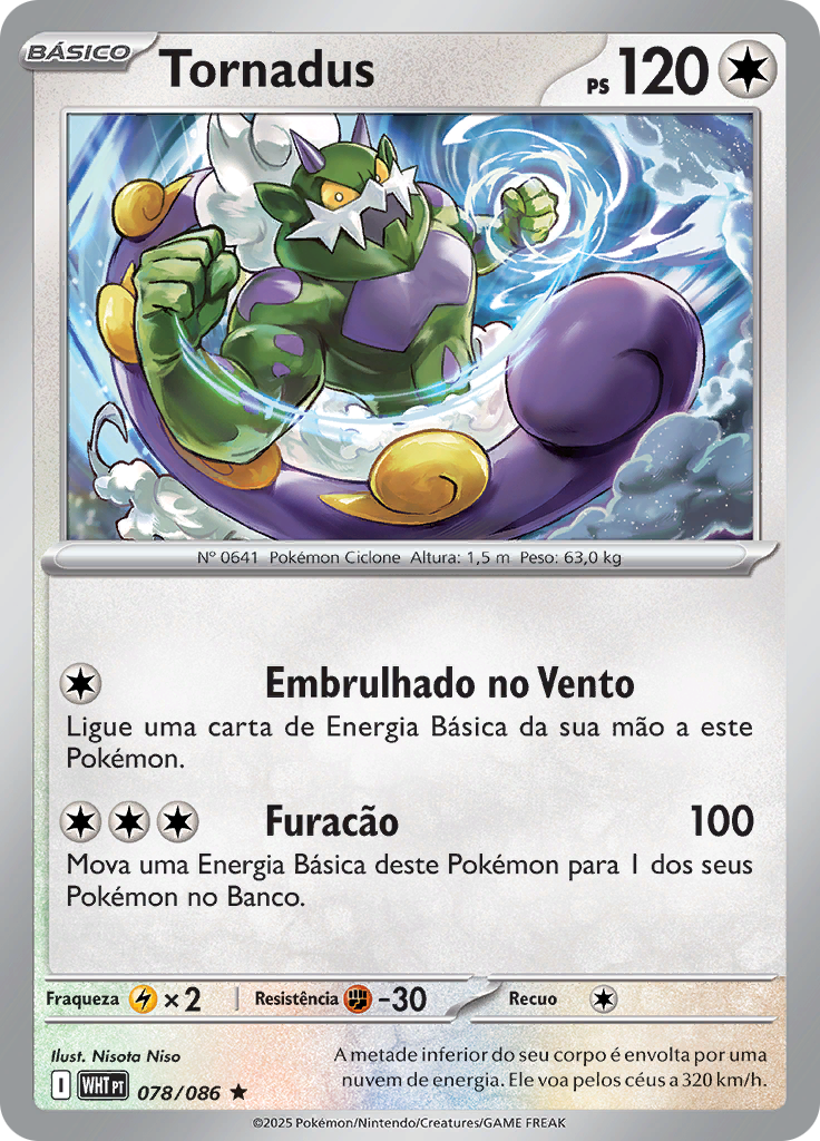 Tornadus (Reverse Holo)