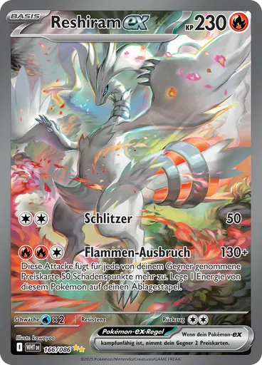 Reshiram-ex — Weisse Flammen