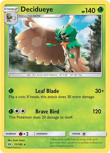 Decidueye (Reverse Holo)