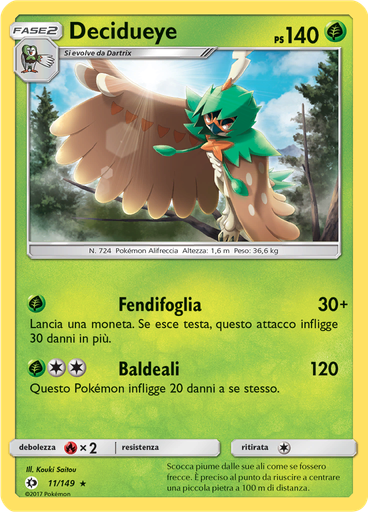 Decidueye (Reverse Holo)