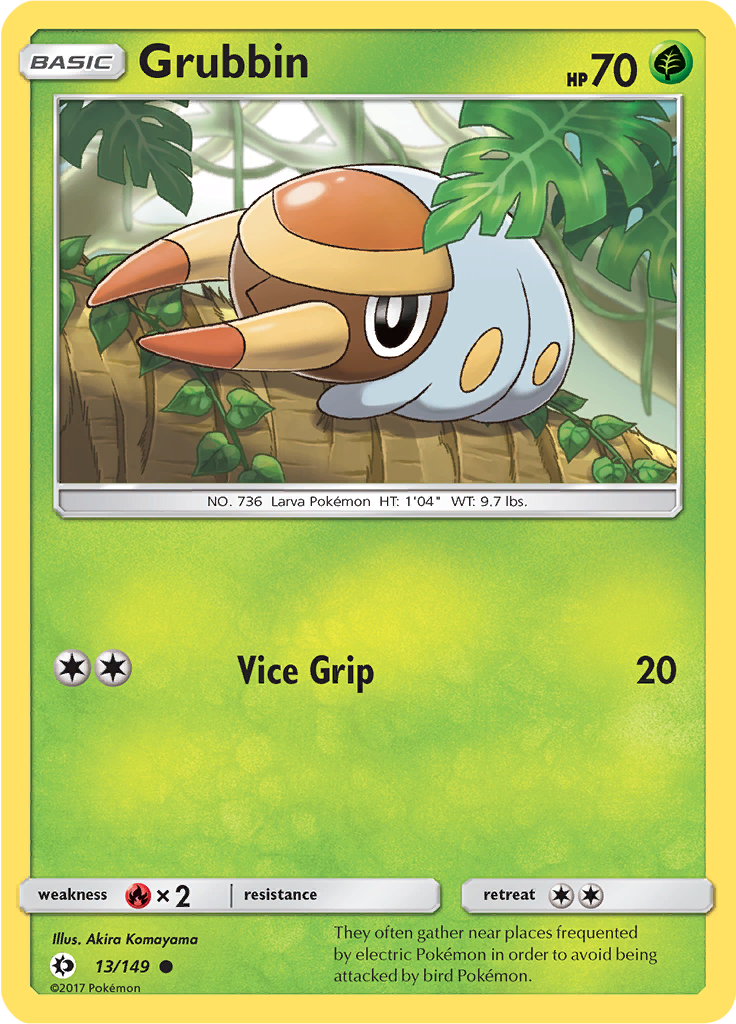 Grubbin (Reverse Holo)