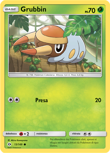 Grubbin (Reverse Holo)