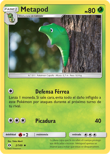 Metapod (Reverse Holo)