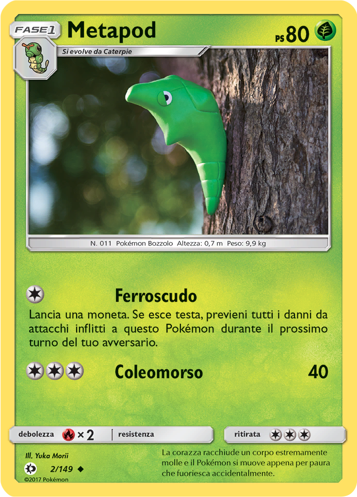 Metapod (Reverse Holo)
