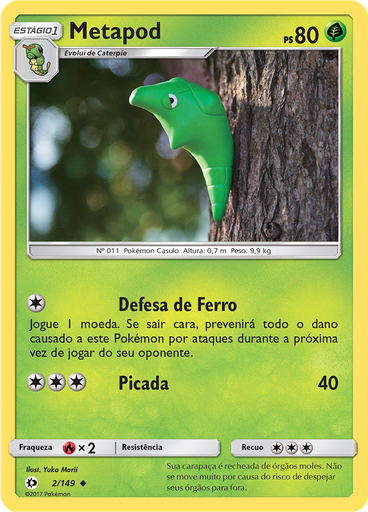 Metapod (Reverse Holo)
