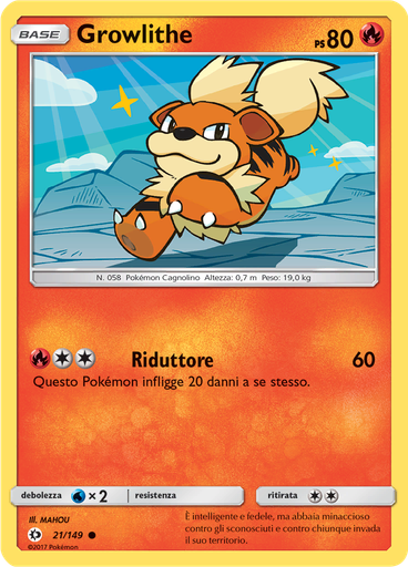 Growlithe (Reverse Holo)