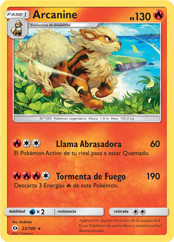 Arcanine (Reverse Holo)