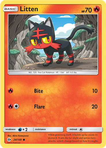 Litten (Reverse Holo)