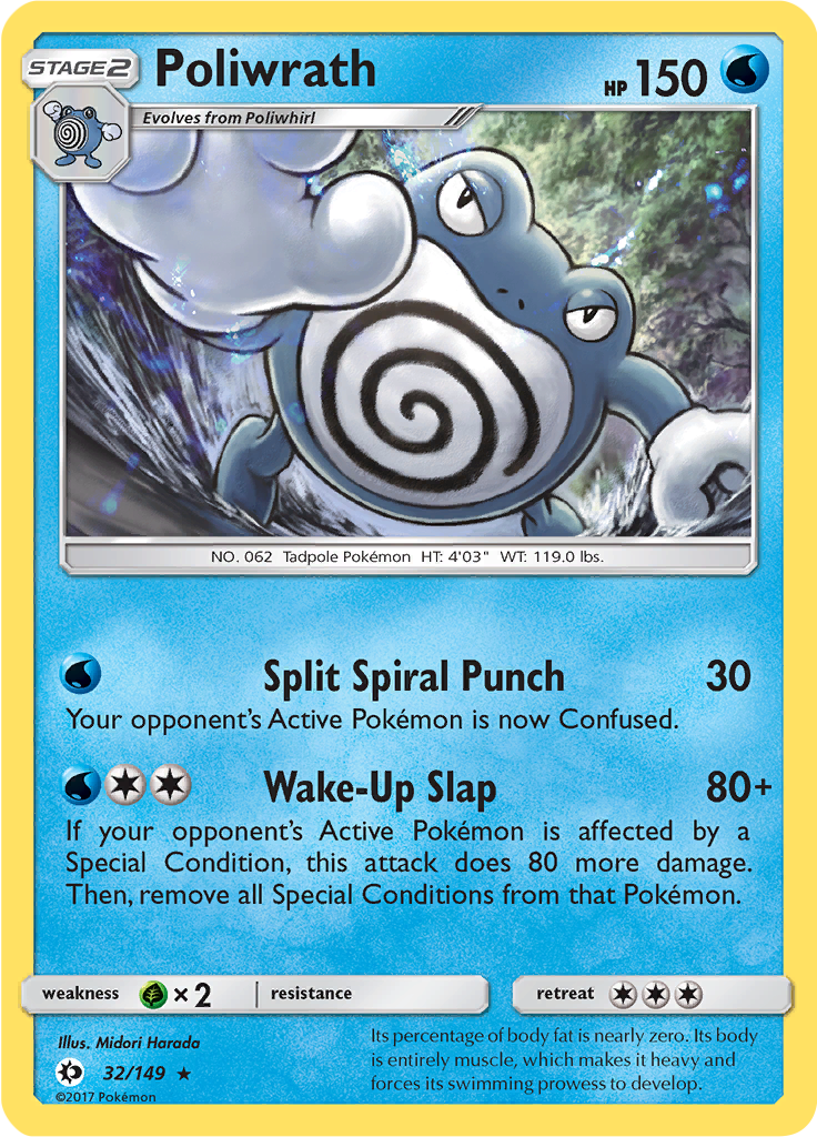 Poliwrath (Reverse Holo)