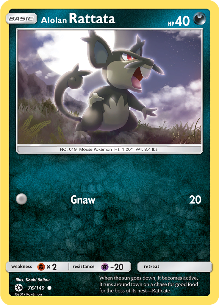 Alolan Rattata (Reverse Holo)