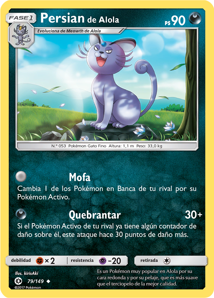 Persian de Alola (Reverse Holo)