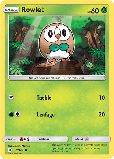 Rowlet (Reverse Holo)