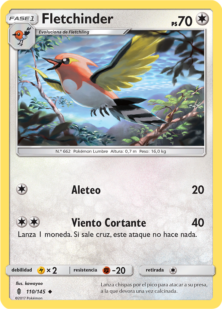 Fletchinder (Reverse Holo)