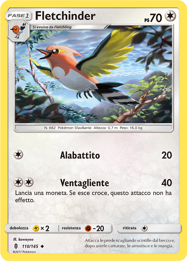 Fletchinder (Reverse Holo)
