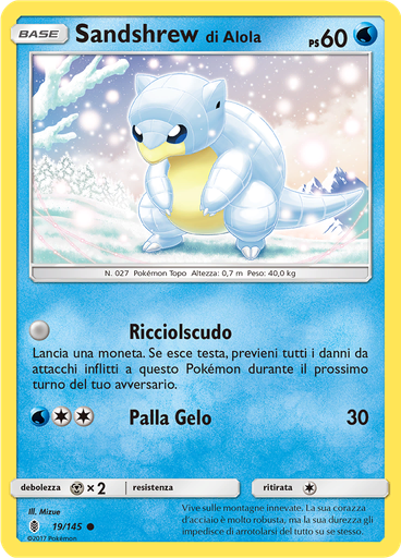 Sandshrew di Alola (Reverse Holo)