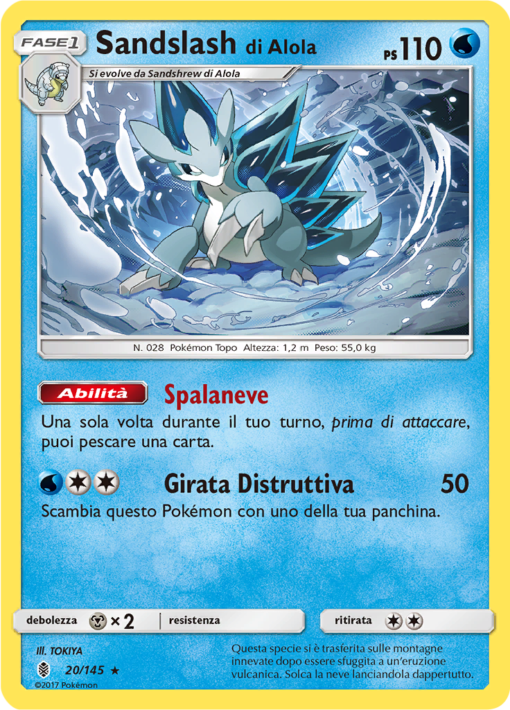 Sandslash di Alola (Reverse Holo)