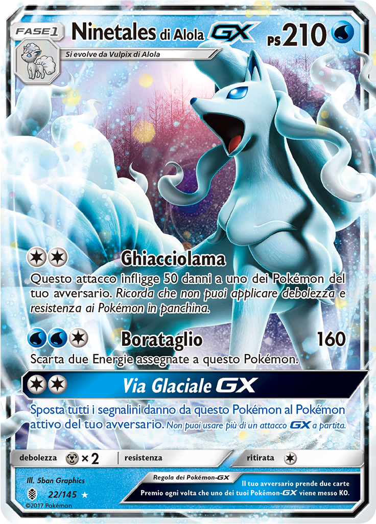 Ninetales di Alola GX