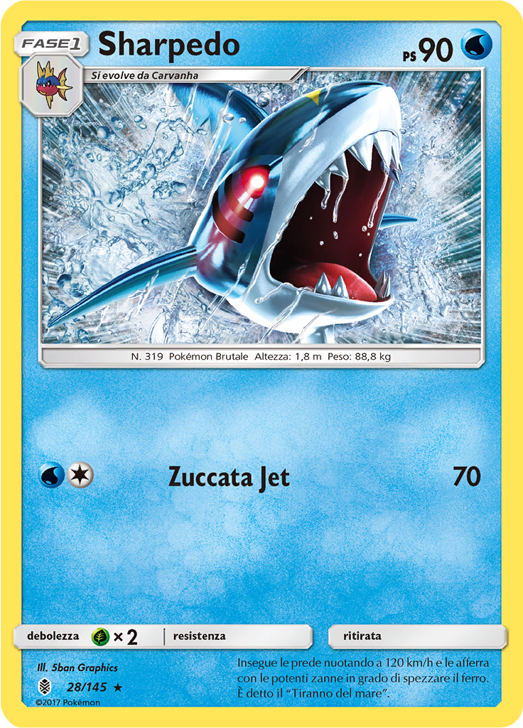 Sharpedo (Reverse Holo)