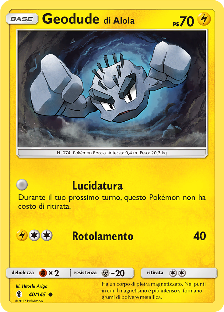 Geodude di Alola (Reverse Holo)