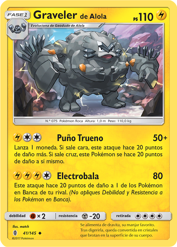 Graveler de Alola (Reverse Holo)