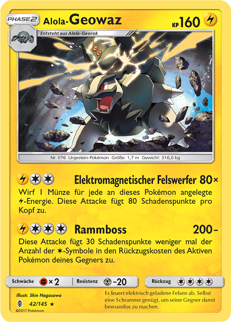 Alola-Geowaz (Reverse Holo)