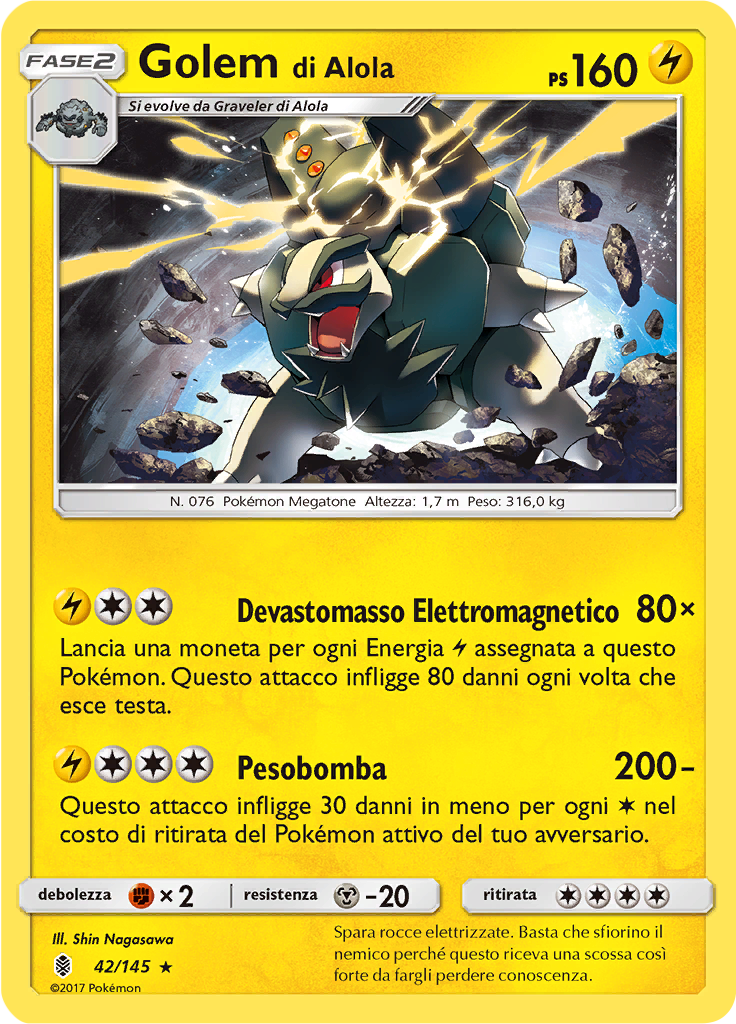 Golem di Alola (Reverse Holo)