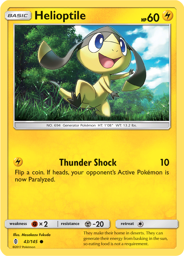 Helioptile (Reverse Holo)