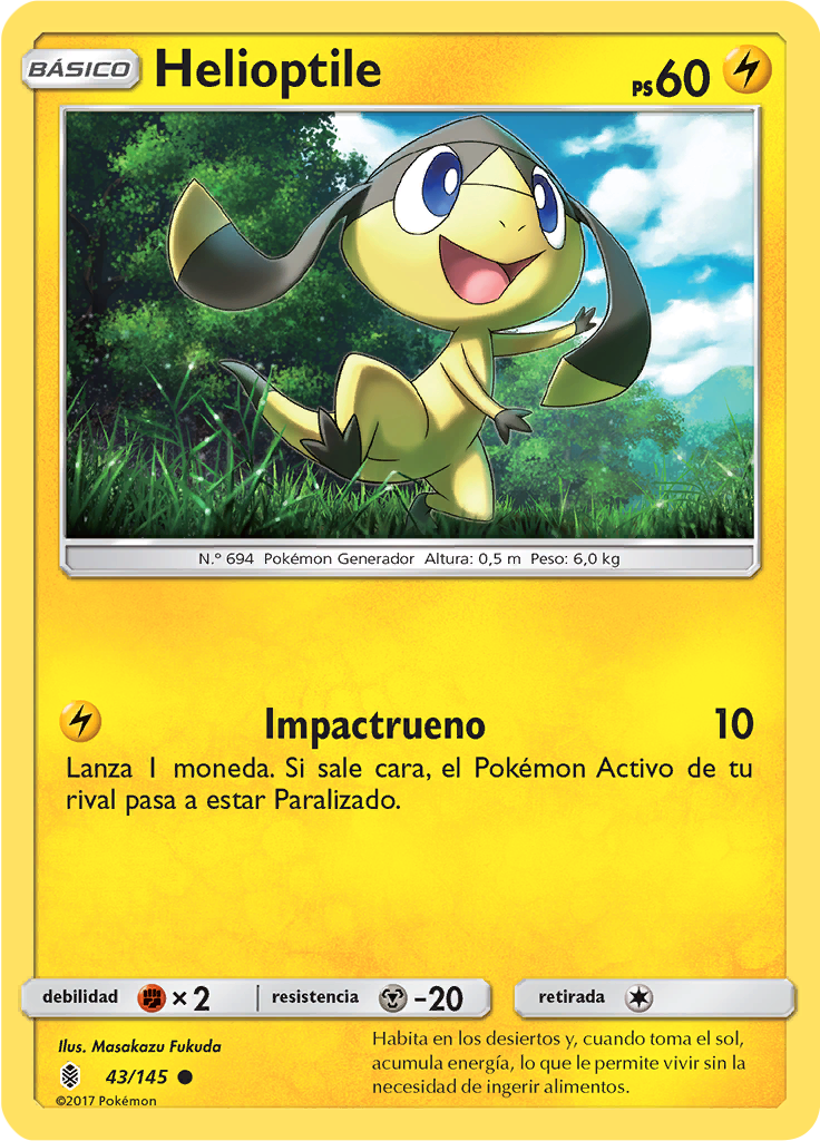 Helioptile (Reverse Holo)