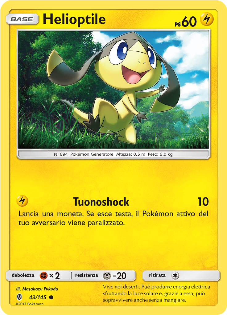 Helioptile (Reverse Holo)