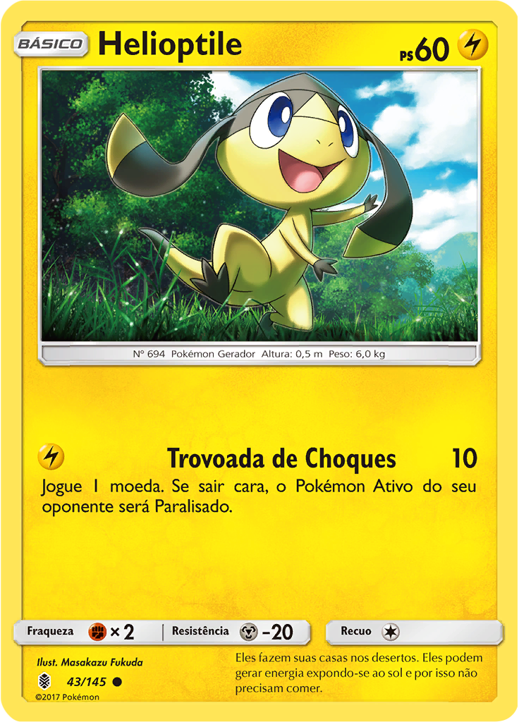 Helioptile (Reverse Holo)