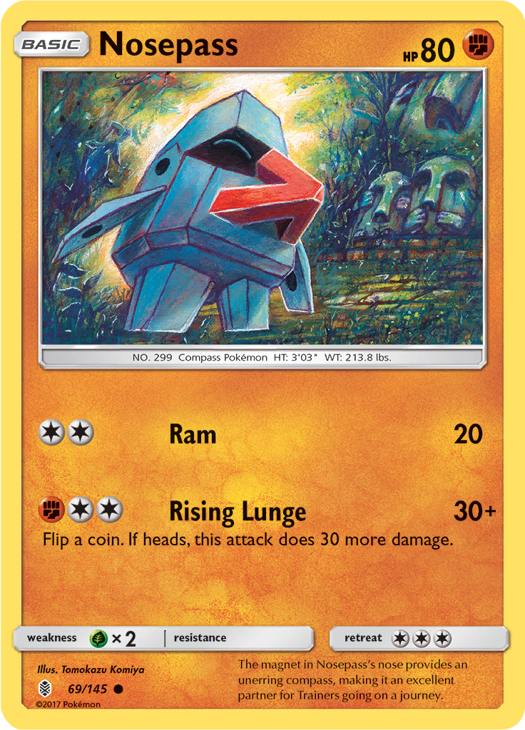 Nosepass (Reverse Holo)