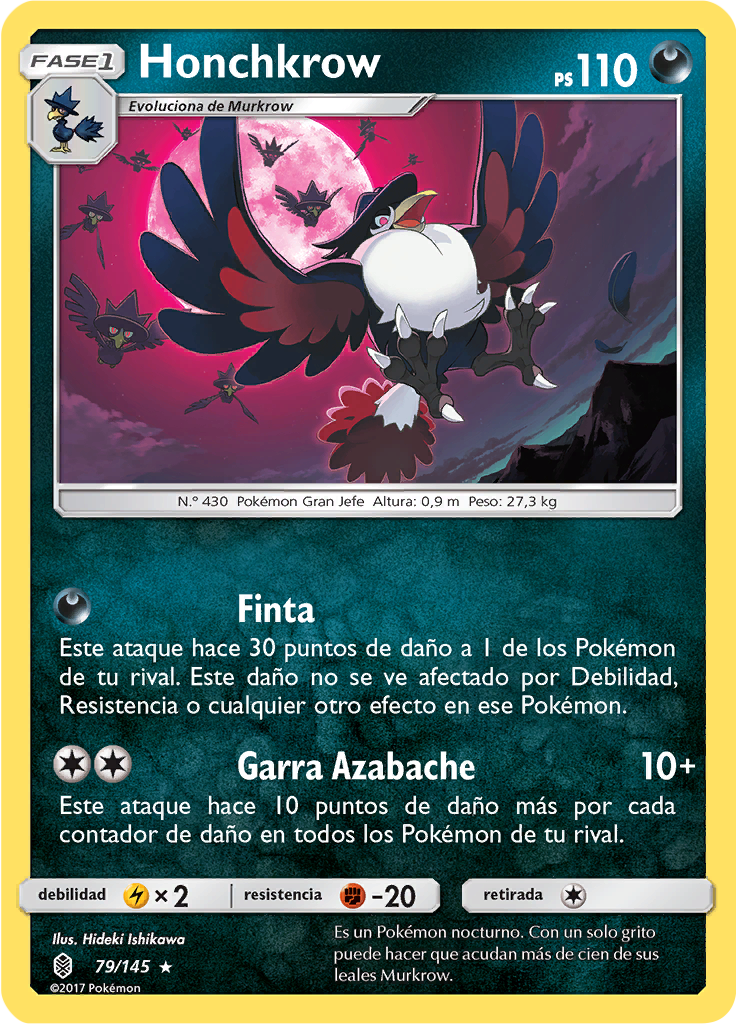 Honchkrow (Reverse Holo)