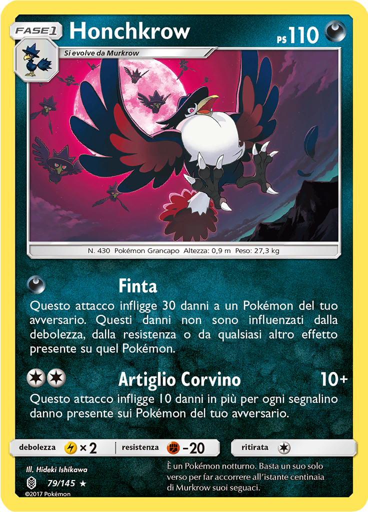 Honchkrow (Reverse Holo)