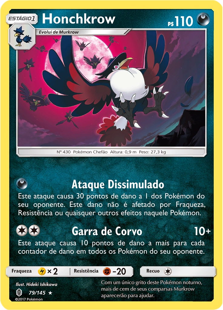 Honchkrow (Reverse Holo)