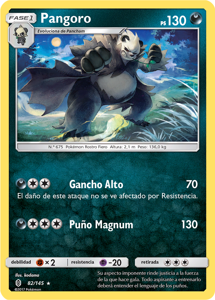 Pangoro (Reverse Holo)