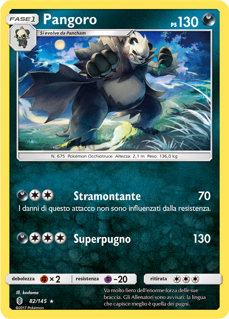 Pangoro (Reverse Holo)