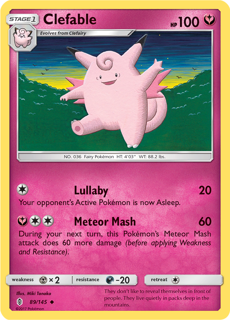 Clefable (Reverse Holo)