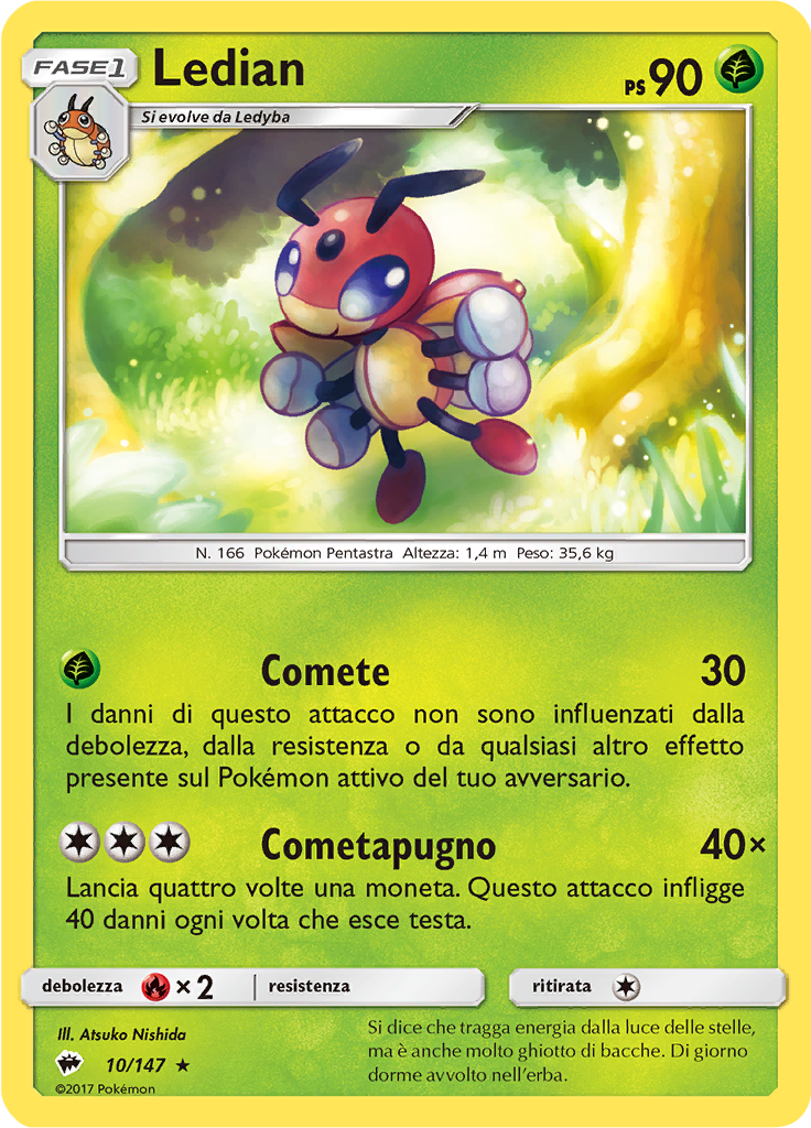 Ledian (Reverse Holo)