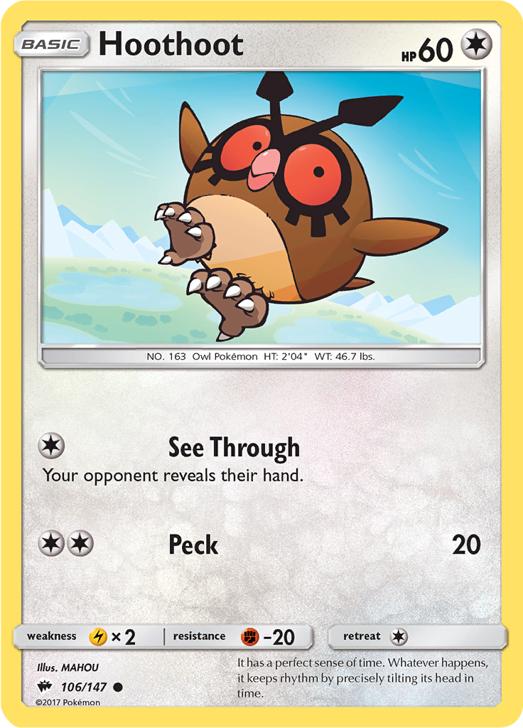 Hoothoot (Reverse Holo)