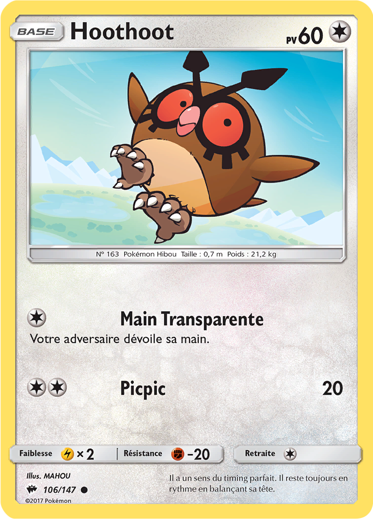 Hoothoot (Reverse Holo)