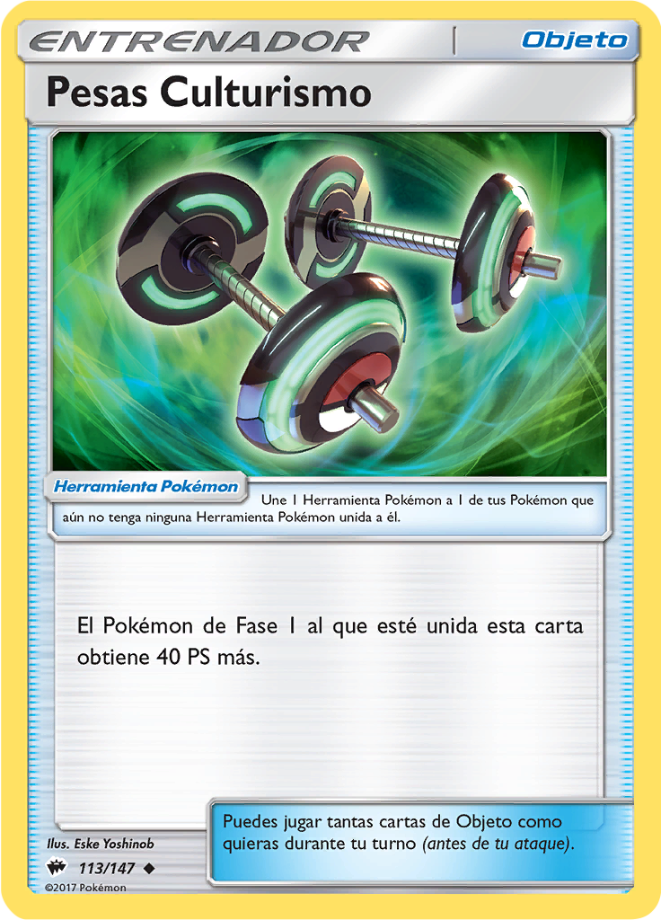 Pesas Culturismo (Reverse Holo)