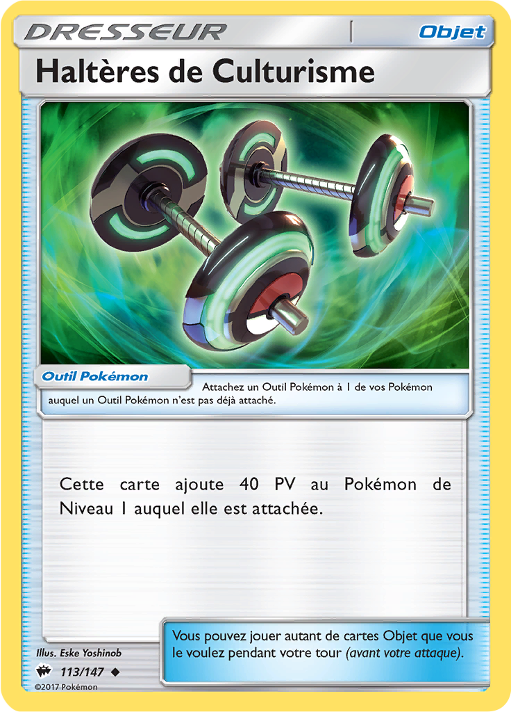 Haltères de Culturisme (Reverse Holo)