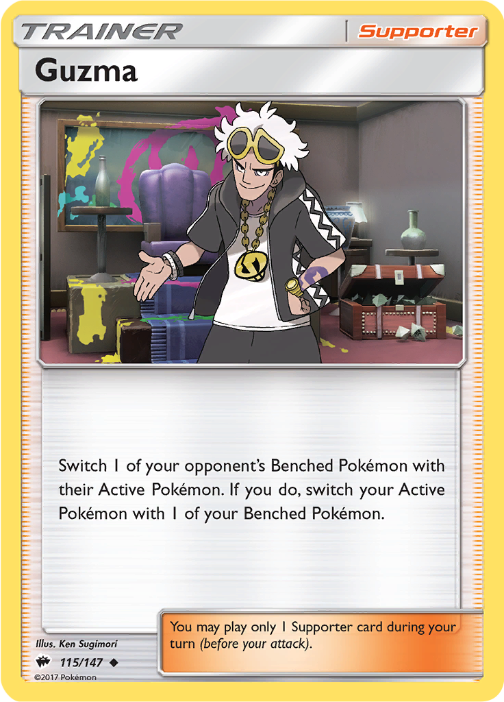 Guzma (Reverse Holo)