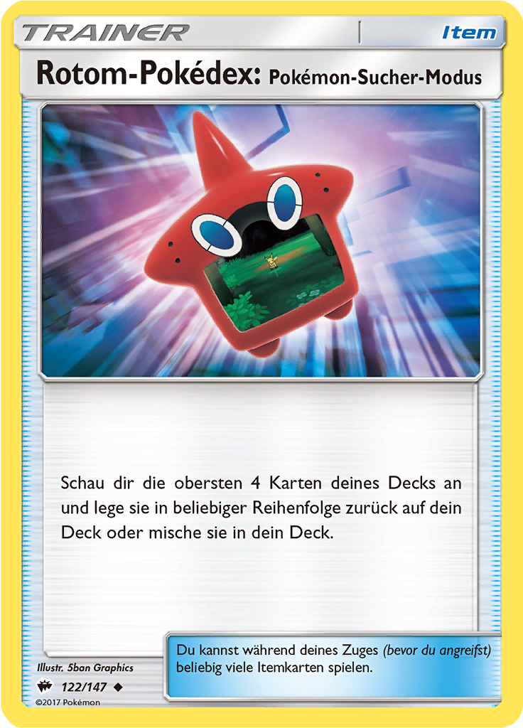 Rotom-Pokédex: Pokémon-Sucher-Modus (Reverse Holo)